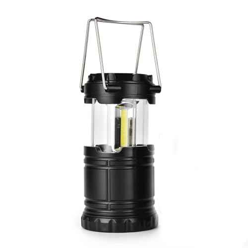 Lantern Collapsible Camping Light, Battery Operated Lanterns LED Super Bright for Power Outages Indoor Emergency Outdoor Camping Hiking Kit (COB-1)