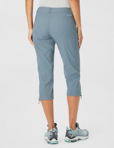Eddie Bauer Womens Rainier Capri Pants - Graphite, 2 Talls