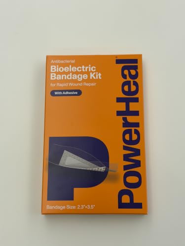 PowerHeal Bioelectric Bandage Kit 2.3x3.5 Inches – 5-Pack Wound Care & Healing