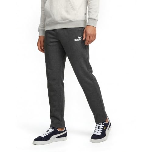 PUMA Men's Essentials Logo Sweatpants X-Large Dark Gray Heather Casual Activewear