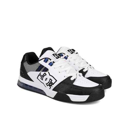 DC Shoes Men's Versatile Skate Sneaker White/Black/Blue