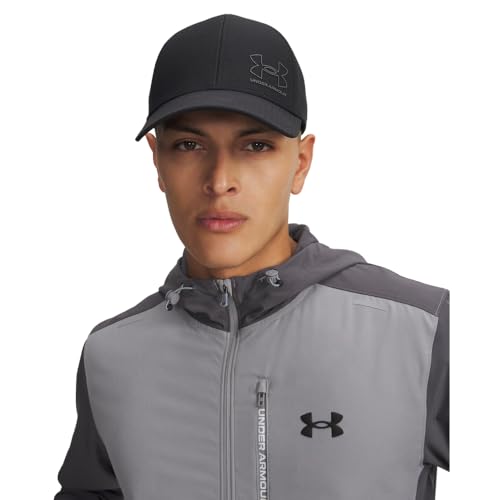Under Armour Iso-Chill ArmourVent Stretch Fit Hat Small-Medium Black Castlerock