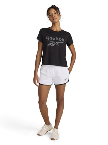 Reebok Women's Retro Active 3" Shorts - Vector Navy, Heather Variation