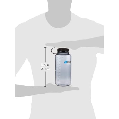Nalgene Sustain Tritan BPA-Free Water Bottle Made with Material Derived From 50% Plastic Waste (using ISCC certified mass balance), 32 OZ, Wide Mouth