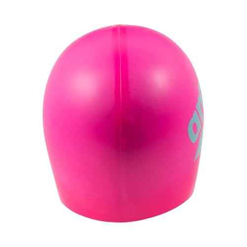 Arena Unisex Big Logo Silicone Swim Cap Women and Men Fitness Swimmers Intensive Training Durable Soft Elastic Bathing Cap
