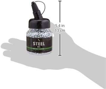 Air Venturi Steel BBS, 177 Cal, 5.1 Grains, Zinc-Plated, 2,500ct,Chrome