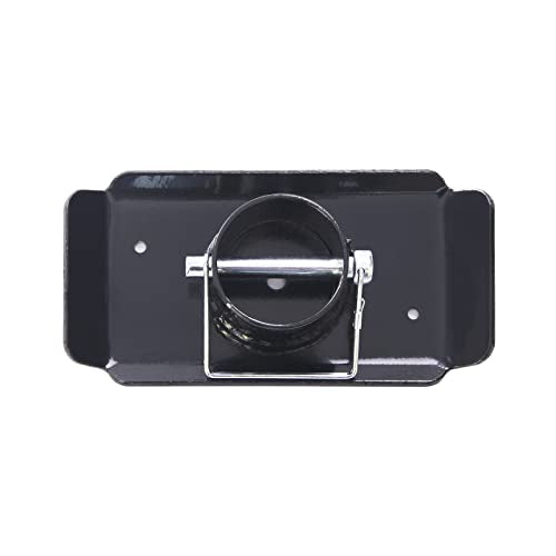 5000lbs Trailer Jack Foot Plate with Pin, Black Powder Coated, 4x7 inch