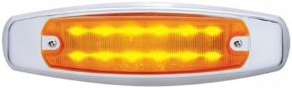 United Pacific 39399 - Clearance/Marker Light - Red Led/Red Lens, With Reflector, 4 Led