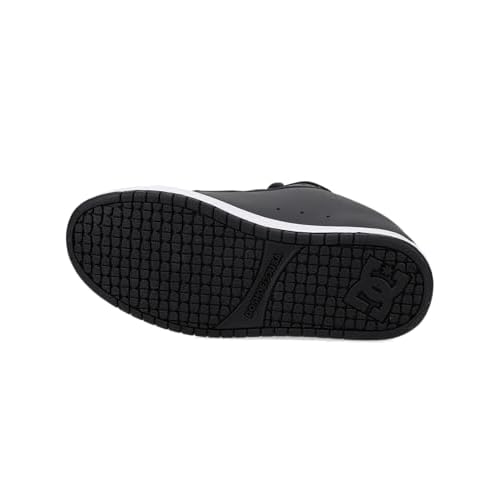 DC Men's Court Graffik Skate Sneaker Shoe, Grey/Black/Green, 9.5