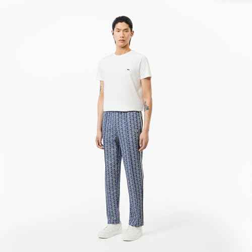 Lacoste Men's Vintage Fit Printed Monogram Track Pant