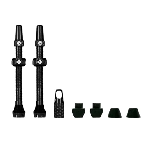 Muc-Off Tubeless Valve V2 - Black, 60mm, Aluminum Presta Bike Valve