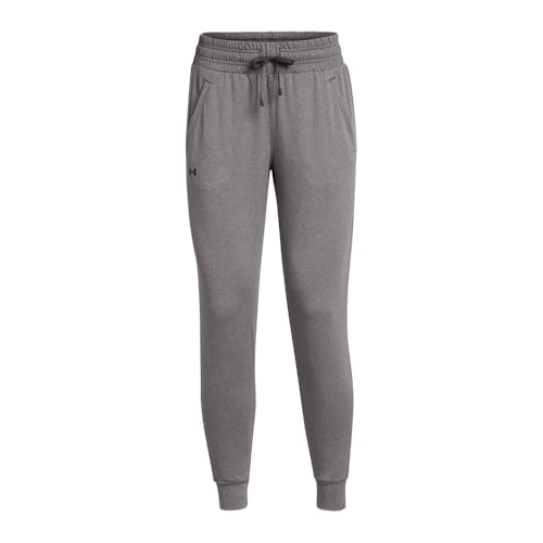 Under Armour Women's Tech Pants - Charcoal Light Heather / Black / Medium