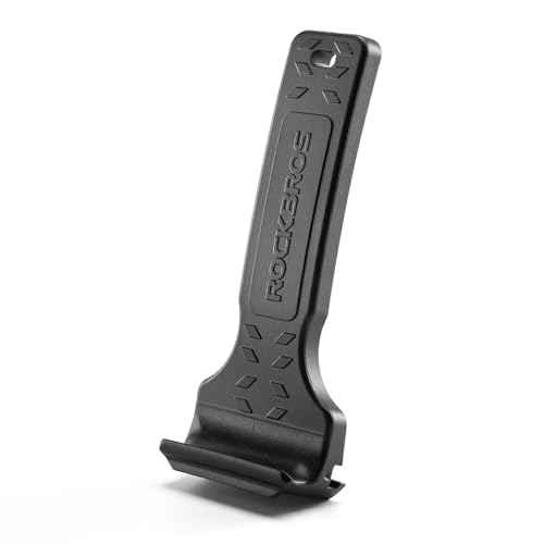 ROCKBROS Bike Tire Lever Tire Removal Tool Quick and Easy Tire Removal and Installation for Road or Mountain Bike Tires,Pack of 1,Black