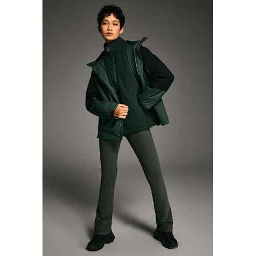 Orolay Women's Hooded Winter Ski Jacket 3 in 1 Waterproof Warm Coat Fleece Mountain Hiking Windbreaker