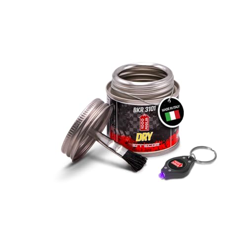 Errecom 1000 Miglia BKR 3101-2 fl oz (60 mL) Can, Dry Lube Bike Chain, for Dry and Dusty Weather Conditions, Brush Included