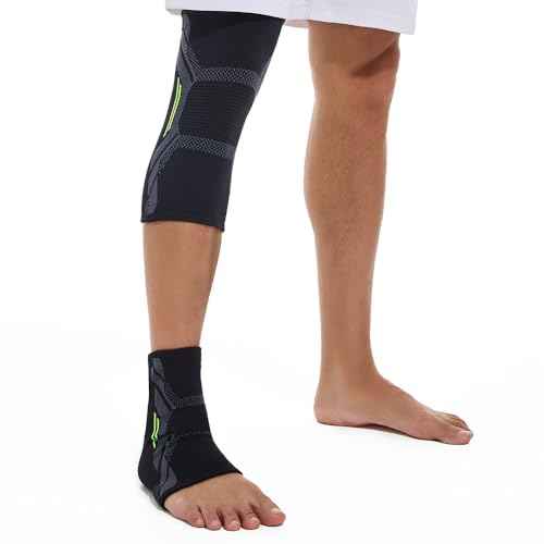 Premium Breathable Ankle Brace ? Ideal Support for Sports, Running, Football, and Basketball, Injury Recovery for Sprains, Strains, and Swelling Relief, Unisex Performance Enhancer (1PCS M Size)