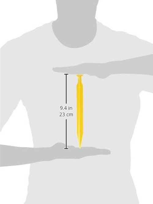 Coghlan's 9-inch ABS Tent Pegs - Lightweight Durable Plastic Grounds Stakes for Camping Tents, Outdoor Canopy Stakes for Beach and Garden, Lawn and Rain Tarp