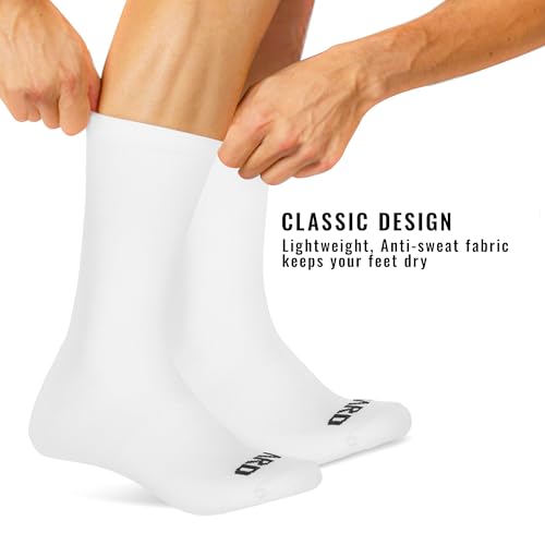 Performance Cycling Socks ? Compression, Moisture-Wicking Crew Bike Socks