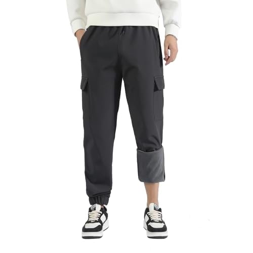 Boys Girls Snow Pants Waterproof Fleece Lined Ski Pants Kids Winter Hiking Pants