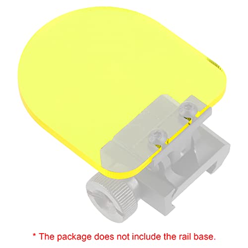 High Impact Lens Protector for 20mm Rail Scope Shields - Clear & Yellow