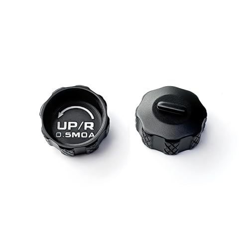 Aluminum Windage and Elevation Adjustment Turret Caps for Scopes - 2 Pack
