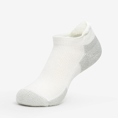 Thorlos J Max Cushion Running Socks - White 3 Pairs Medium
