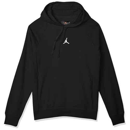 Jordan Men's Black Dri-FIT Sport Crossover Fleece Hoodie (DQ7327 010) - XL