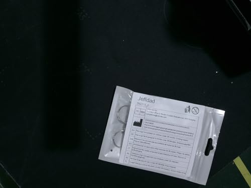 Jeffdad Multifunctional Keychain Clip, D Ring Shape 3 Hole Key Carabiner with Multi Quick Release Key Rings Quick Remove Carabiner Keychain (Style Two)