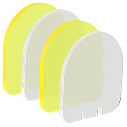 High Impact Lens Protector for 20mm Rail Scope Shields - Clear & Yellow