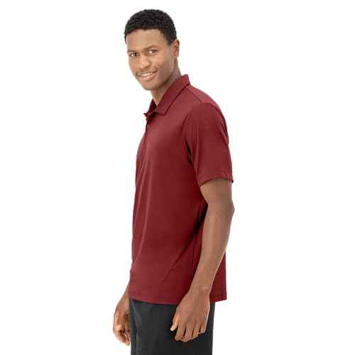 Hanes Moves Performance, Short Sleeve Polo Shirt for Men, Moisture-Wicking