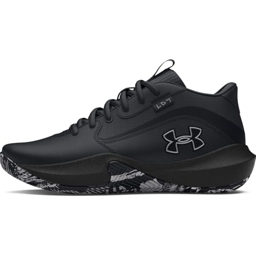 Under Armour Kids' Grade School Lockdown 7 Shoes - Big Kid Black Silver