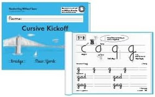 Handwriting Without Tears, 2nd Grade Print to Cursive Bundle - Includes Cursive Kickoff, Writing Journal, Teacher's Guide, Pencils, and Cursive Alphabet Desk Strips