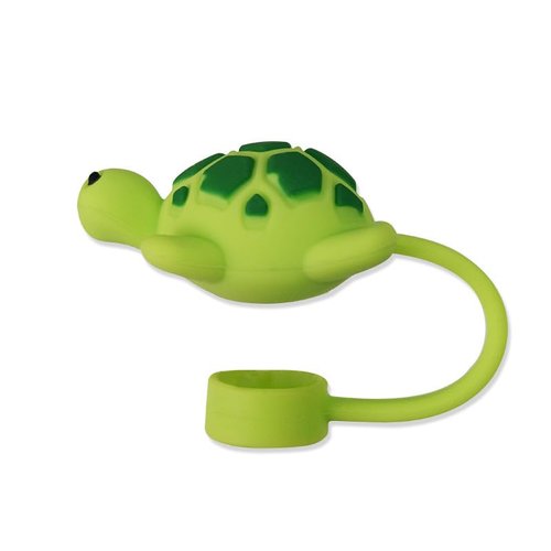 Turtle Straw Cover for Stanley Cup, 10mm Silicone Straw Covers Cap for Stanley Cup Accessories, Cute Topper for Tumblers, Stopper for Reusable Tip Lids (DM356)