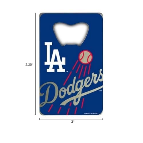 FANMATS 62535 Los Angeles Dodgers Credit Card Style Bottle Opener - 2¡± x 3.25