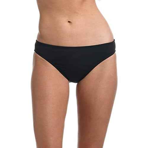 La Blanca Women's Standard Island Goddess Solid Hipster Swimsuit Bottom