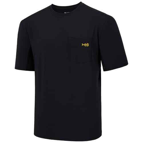 BASSDASH Men¡¯s UPF 50+ Performance Short Sleeve Pocket T-Shirt UV Sun Protection Fishing Hiking Kayaking Sports Shirts