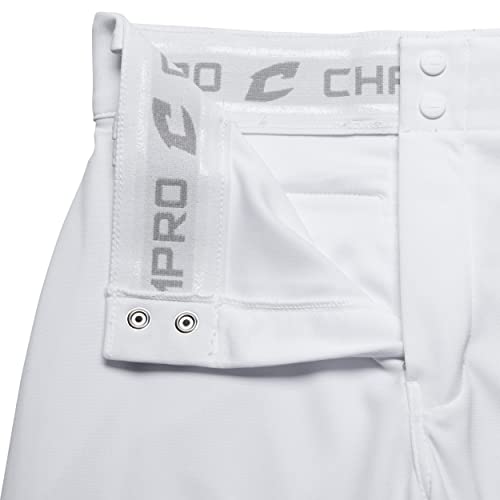 Champro Men's Triple Crown Baseball Pant Knickers White Scarlet Pipe X-Large