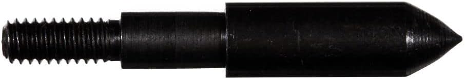 Allen Company Archery Bullet Points - Soft Arrow Tips for Target Practice - Screw-On Design - Reduces Wear and Tear on Targets - Multiple Sizes/Grain - 12-Pack - Black