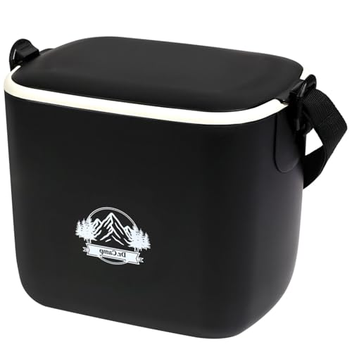 6 QT Insulated Cooler Box for Ice Beverage Food Storage Portable Ice Chest for Camping Picnic Tailgate Outdoor Use Chiller Caja Enfriadora Port?til para Camping