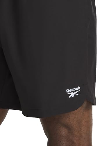 Men's Woven 7-Inch Shorts - Reebok Black Small Running Athletic