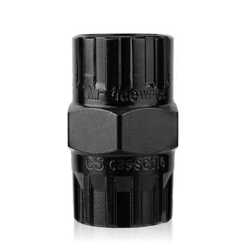 Freewheel Removal Tool, Steel Bike Freewheel Remover Cassette Removal Socket Cassette Lockring Tool Compatible with Shimano, SRAM, Sun Race, Sun Tour