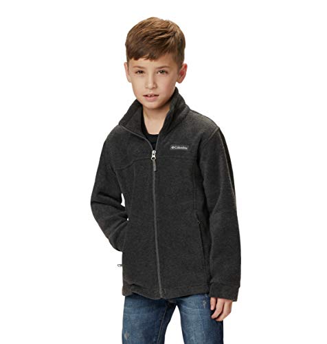 Columbia Youth Steens Mountain II Fleece Jacket - Large Charcoal Heather