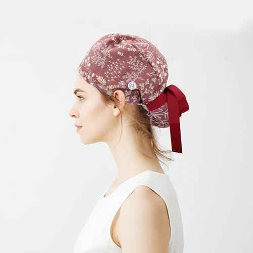 Adjustable Working Cap with Button, Cotton Working Hat Sweatband