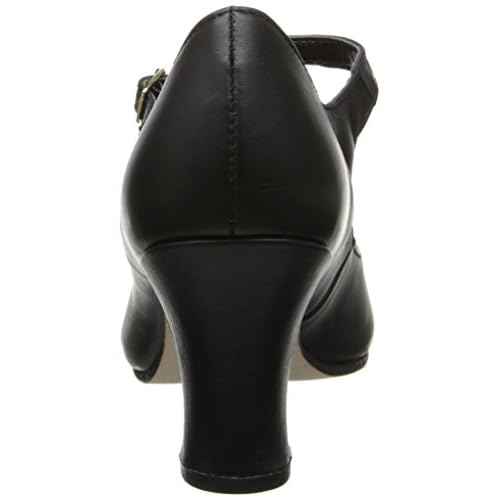 Capezio Manhattan Character Shoe, Black, 6 W