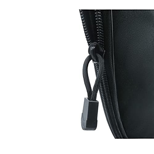 Black Tennis Bag with Padded Rackets Cover & Adjustable Shoulder Strap - 31x11.4 inches