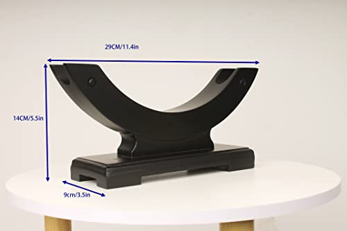 Sword Stand Display Katana Samurai Bend - Wooden Holder for Collectible Swords