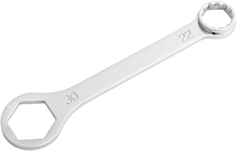 TUSK 22mm/27mm Racer Axle Combo Wrench with 13/16" for 2-Stroke Plug Removal