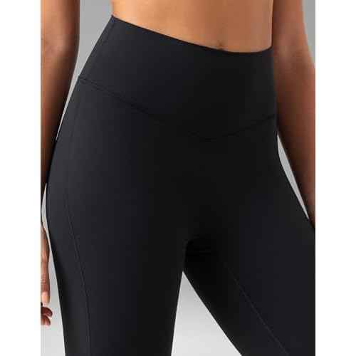 Colorfulkoala No Front Seam Flare Leggings Dreamlux High-Waisted Workout Yoga Pants for Women 27.5"/ 29.5"/ 31.5" Inseam