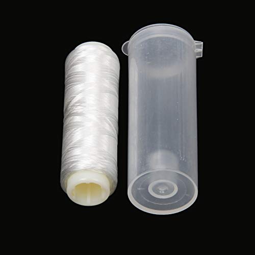 Elastic Fishing Bait Line 656FT Spool 0.2mm Stretchy Invisible Sea Fishing Line for Bait Attachment - 10pcs