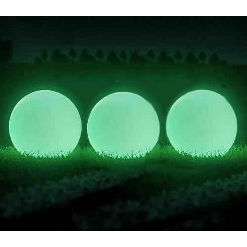 Glow in The Dark Balls, Spike Replacement Ball, Roundnet Game Balls - Play at Night, Light Up for 20-30 Minutes